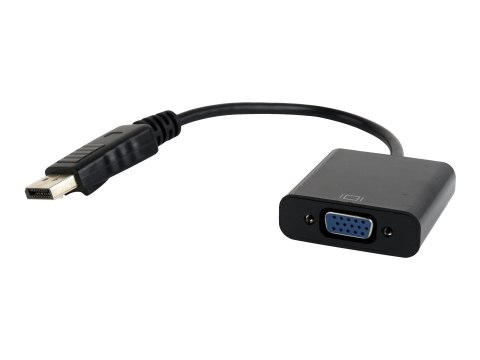 Cablexpert - Adapter wideo - DisplayPort 20-pin (M) do HD-15 (VGA) (F) - DisplayPort 1.1a - 15 cm - obsługa 1080p - czarny