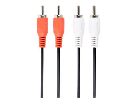 Cablexpert CCA-2R2R-6 - Kabel audio - RCA męski do RCA męski - 1.8 m