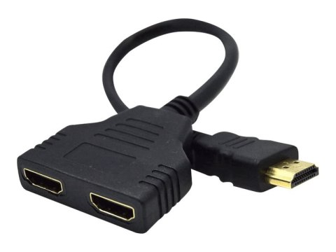 Cablexpert DSP-2PH4-04 - Rozdzielacz HDMI - HDMI wtyczka do HDMI gniazdo (wtykowe) - ekranowana - pasywny