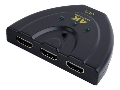 Cablexpert DSW-HDMI-35 - Przełącznik wideo/audio - 3 x HDMI - stacjonarny