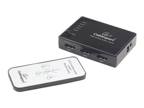 Cablexpert DSW-HDMI-53 - Przełącznik wideo/audio - 5 x HDMI - stacjonarny