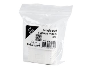 Cablexpert - Gniazdko informatyczne - CAT 6 - UTP - RJ-45 - biały