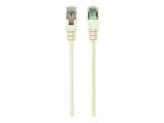Cablexpert - Kabel krosowy - RJ-45 (M) do RJ-45 (M) - 1 m - FTP - CAT 6 - odlewany, nieruchomy - biały