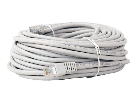 Cablexpert - Kabel krosowy - RJ-45 (M) do RJ-45 (M) - 20 m - UTP - CAT 6 - odlewany, nieruchomy - szary