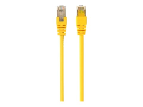 Cablexpert - Kabel krosowy - RJ-45 (M) do RJ-45 (M) - 25 cm - FTP - CAT 6 - odlewany, nieruchomy - żółty
