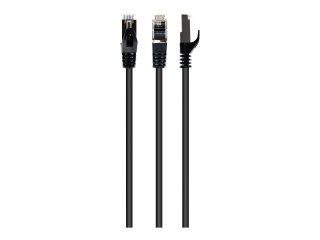 Cablexpert - Kabel krosowy - RJ-45 (M) do RJ-45 (M) - 3 m - S/FTP - CAT 6a - bezhalogenowe, odlewany - czarny