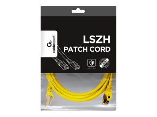 Cablexpert - Kabel krosowy - RJ-45 (M) do RJ-45 (M) - 3 m - S/FTP - CAT 6a - bezhalogenowe, odlewany - żółty