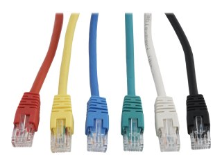 Cablexpert - Kabel krosowy - RJ-45 (M) do RJ-45 (M) - 3 m - UTP - CAT 6 - odlewany, nieruchomy - czerwony