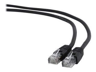 Cablexpert - Kabel krosowy - RJ-45 (M) do RJ-45 (M) - 5 m - UTP - CAT 6 - odlewany, nieruchomy - czarny