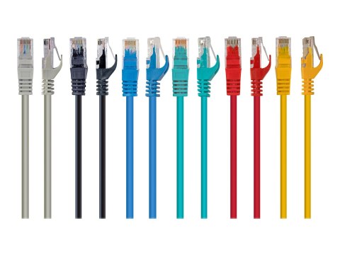 Cablexpert - Kabel krosowy - RJ-45 (M) do RJ-45 (M) - 5 m - UTP - CAT 6 - odlewany, nieruchomy - czerwony