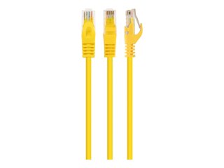 Cablexpert - Kabel krosowy - RJ-45 (M) do RJ-45 (M) - 5 m - UTP - CAT 6 - odlewany, nieruchomy - żółty