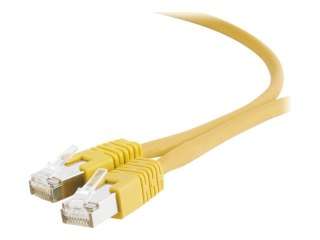 Cablexpert - Kabel krosowy - RJ-45 (M) do RJ-45 (M) - 50 cm - S/FTP - CAT 6a - bezhalogenowe, odlewany - żółty