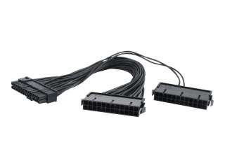 Cablexpert - Kabel zasilający przedłużający - wyjściowe główne 24 piny (M) do zasilanie ATX 24 pin, zasilanie 24 pin ATX (2 prze