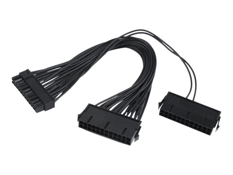 Cablexpert - Kabel zasilający przedłużający - wyjściowe główne 24 piny (M) do zasilanie ATX 24 pin, zasilanie 24 pin ATX (2 prze