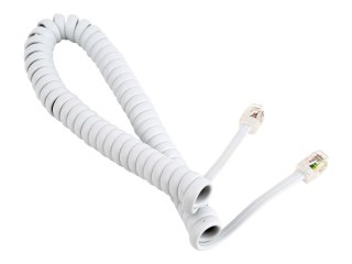Cablexpert - Kabel zestawu słuchawkowego - RJ-10 męski do RJ-10 męski - 2 m - biały - skręcony