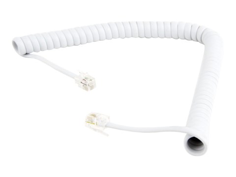 Cablexpert - Kabel zestawu słuchawkowego - RJ-10 męski do RJ-10 męski - 2 m - biały - skręcony