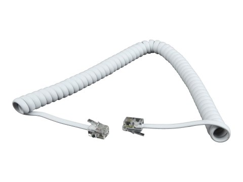Cablexpert - Kabel zestawu słuchawkowego - RJ-10 męski do RJ-10 męski - 2 m - biały - skręcony