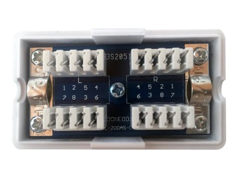 Cablexpert NCA-LSAS6-01 - Skrzynka przyłączeniowa kabli - CAT 6 - FTP - srebrny