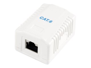 Cablexpert NCAC-1F6-01 - Gniazdko informatyczne - CAT 6 - FTP - RJ-45 - biały
