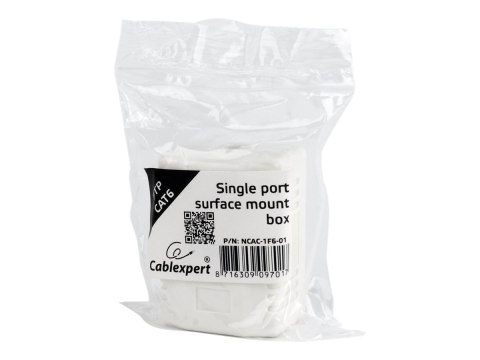 Cablexpert NCAC-1F6-01 - Gniazdko informatyczne - CAT 6 - FTP - RJ-45 - biały