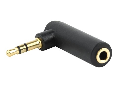 Cablexpert - Przejściówka kątowa prawa - mini-phone stereo 3.5 mm żeński do mini-phone stereo 3.5 mm męski kąt prosty