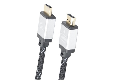 Cablexpert Select Plus Series - Duża szybkość - kabel HDMI z Ethernet - HDMI męski do HDMI męski - 1 m - ekranowana - obsługa 4K