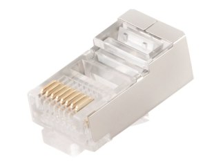 Cablexpert - Złącze sieciowe - RJ-45 (M) - ekranowana (pakiet 50)