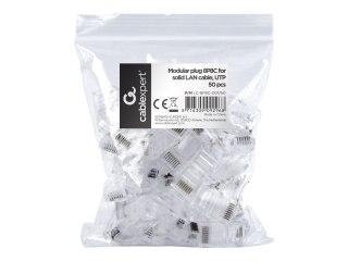 Cablexpert - Złącze sieciowe - RJ-45 (M) - nieekranowana - CAT 5 (pakiet 50)