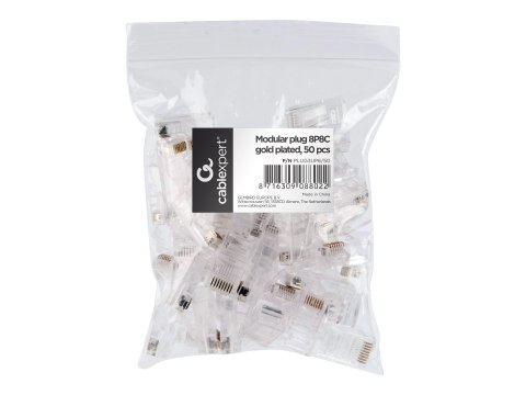 Cablexpert - Złącze sieciowe - RJ-45 (M) (pakiet 50)