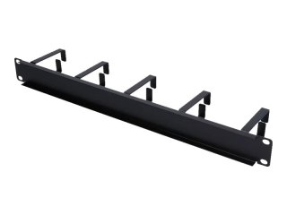 Extralink - Panel zarządzania kablami - do montażu na stelażu - czarny - 1U - 19"