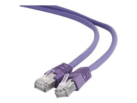 Gembird - Kabel krosowy - RJ-45 (M) do RJ-45 (M) - 2 m - S/FTP - CAT 6a - odlewany - purpurowy