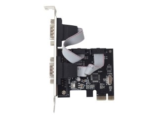 Gembird SPC-22 - Adapter szeregowy - PCIe 1.1 - RS-232 x 2