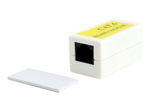 Gembird - Sprzęgacz sieciowy - RJ-45 (F) do RJ-45 (F) - CAT 6 - biały