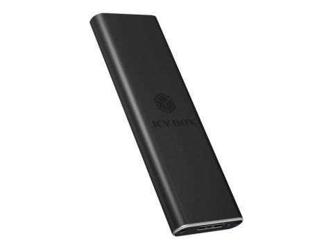 ICY BOX IB-183M2 - Obudowa pamięci - M.2 - M.2 Card - USB 3.0 - czarny
