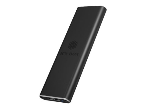 ICY BOX IB-183M2 - Obudowa pamięci - M.2 - M.2 Card - USB 3.0 - czarny