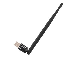 Qoltec - Adapter sieciowy - USB 2.0 - 802.11b/g/n - czarny