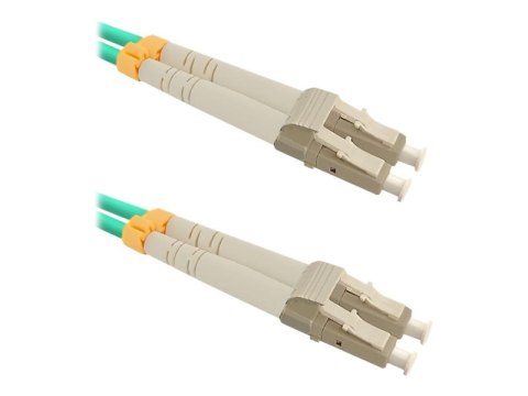 Qoltec - Kabel krosowy - tryb LC/UPC wielomod. (M) do tryb LC/UPC wielomod. (M) - 5 m - światłowód - dupleks - 50 / 125 mikronów