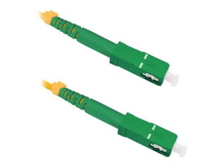 Qoltec Simplex - Kabel krosowy - SC/APC pojedynczy-tryb (M) do SC/APC pojedynczy-tryb (M) - 5 m - światłowód - simpleks - 9 / 12