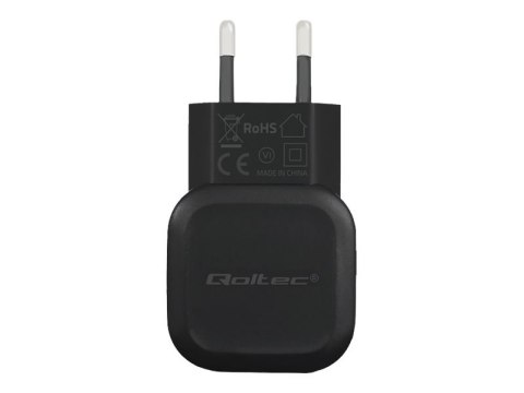 Qoltec - Zasilacz - 12 wat - 2.4 A (USB) - czarny