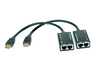 TECHly Amplifier HDMI Cat 5e/6 Compact (Receiver and Transmitter Modules) - Wzmacniacz wideo/audio - do 30 m