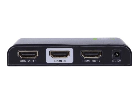 TECHly IDATA HDMI2-4K2 - Rozdzielacz wideo/audio - 2 x HDMI - stacjonarny