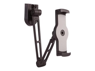 TECHly - Uchwyt - dla tabletka - plastik, aluminium, stal - czarny - rozmiar ekranu: 4.7"-12.9" - montaż na ścianie, pod obudową