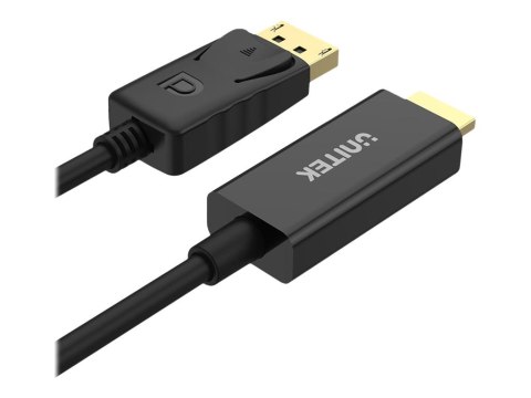 Unitek - Kabel przejściowy - DisplayPort 20-pin męski do HDMI męski - 1.8 m
