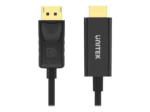 Unitek - Kabel przejściowy - DisplayPort 20-pin męski do HDMI męski - 1.8 m