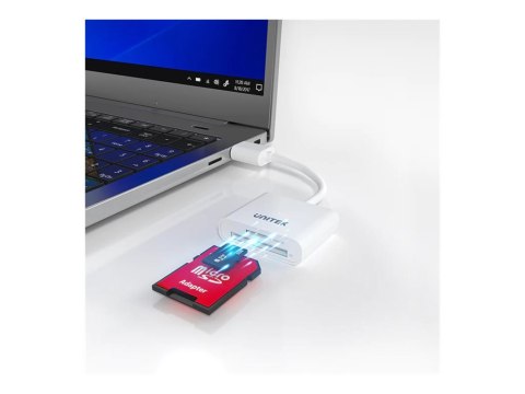 Unitek Y-9321 - Czytnik kart (microSD, microSDHC, microSDXC, SD, SDHC, Karta Pamięci SDXC) - USB 3.0