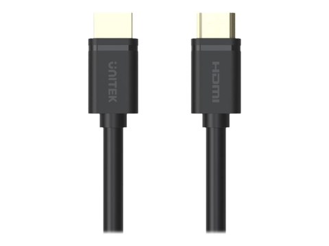 Unitek Y-C136M - Kabel HDMI - HDMI męski do HDMI męski - 1 m - czarny - obsługa 4K