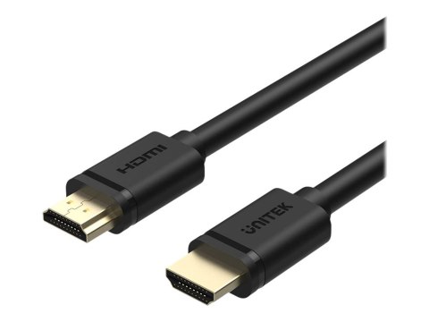 Unitek Y-C136M - Kabel HDMI - HDMI męski do HDMI męski - 1 m - czarny - obsługa 4K