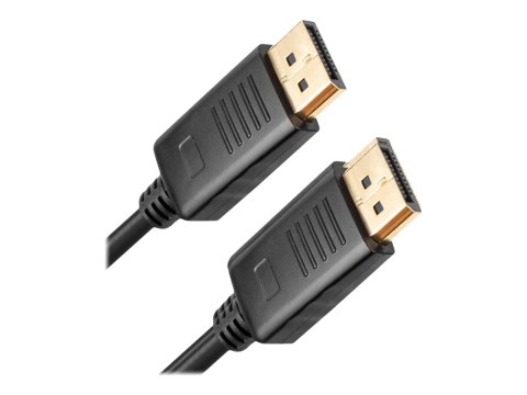 Unitek Y-C607BK - Kabel portu wyświetlacza - DisplayPort 20-pin (M) do DisplayPort 20-pin (M) - obsługa 4K - czarny