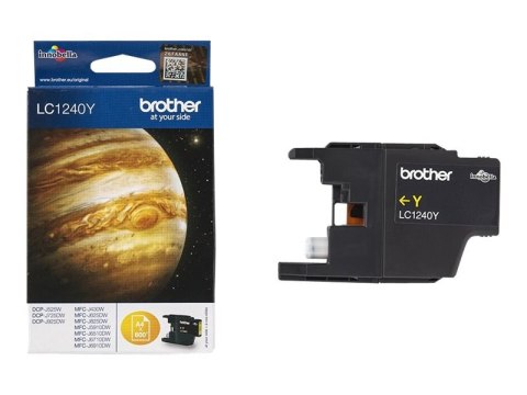 Brother LC1240Y - Żółty - oryginał - pojemnik na tusz - dla Brother DCP-J525W, DCP-J725DW, DCP-J925DW