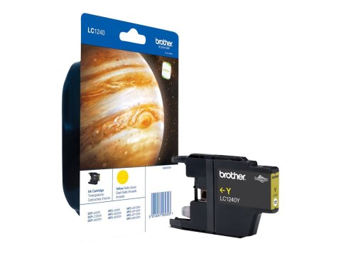 Brother LC1240Y - Żółty - oryginał - pojemnik na tusz - dla Brother DCP-J525W, DCP-J725DW, DCP-J925DW